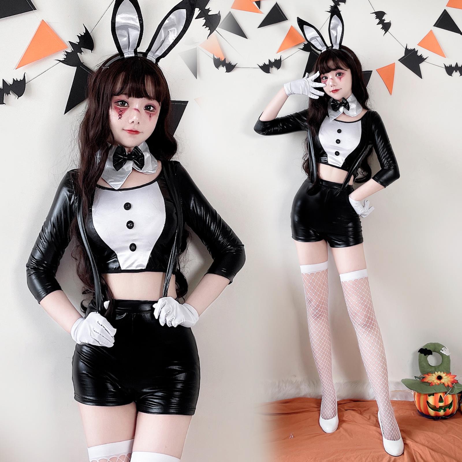 ハロウィンコスチューム バー DS セクシー バニーガール DJ ダンスコスチューム バニーコスチューム ステージ ゴーゴー リードダンスコスチューム パフォーマンスコスチューム
