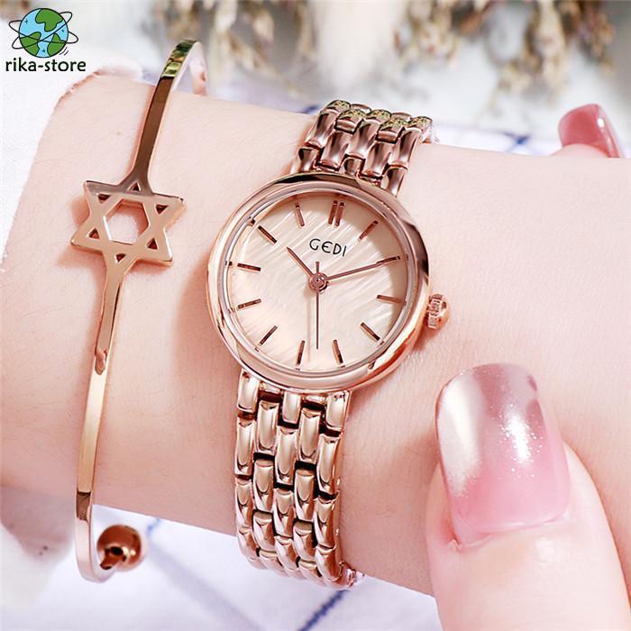 腕時計 レディース ウォッチ 時計 生活防水 クリスタル ガラスカット セレブ アクセサリー ゴルード シルバー 旅行 プレゼント 母日