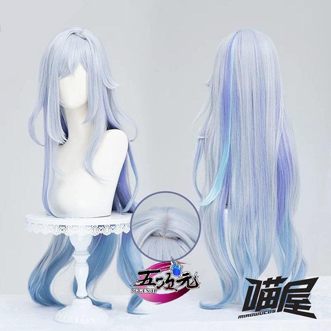 【人気商品再入荷】 レディース ウィッグ イベント用品 コスプレ パーティー ハロウィン　原神　コスプレ　スカーク　ウィッグ