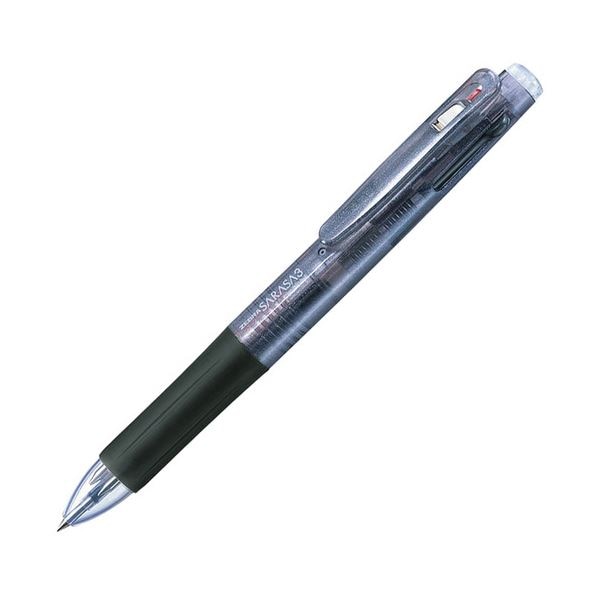 (まとめ) ゼブラ 3色ゲルインクボールペンサラサ3 0.5mm （軸色 黒） J3J2-BK 1本 (×50セット)