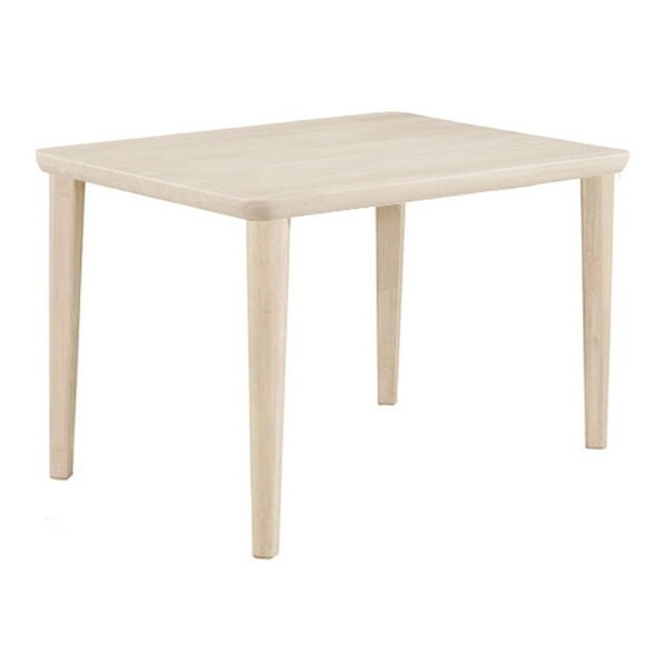 筑波産商 CCM4 ダイニングテーブル 90-75 X 4本脚 WH メーカー直送