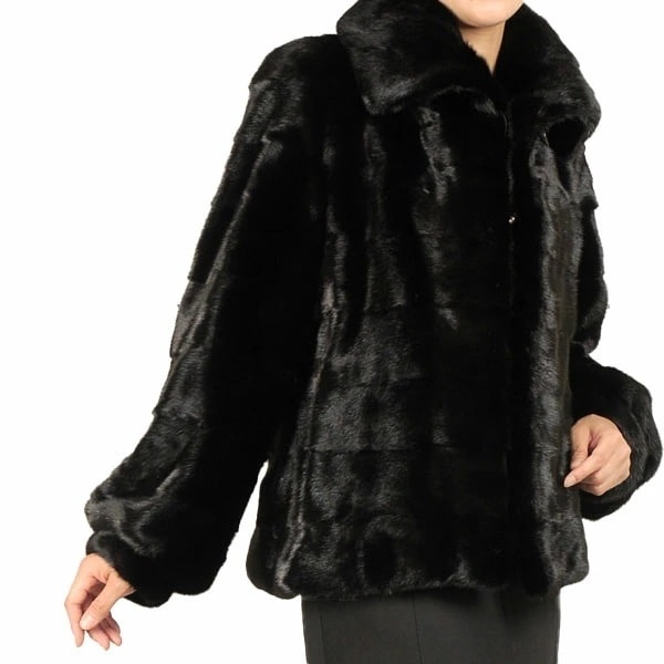 ブラックミンクジャケット ギフト (No.103751r)