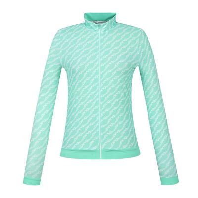 正規品 PING レディース ロゴ柄 ジップアップ 長袖 Tシャツ