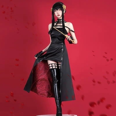 仮装 変装 ハロウィン コスチューム コスプレ衣装 ドレス ヨルフォージャー スパイファミリー ス