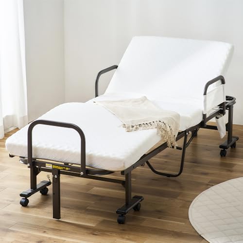 アイリスオーヤマ 折り畳み電動ベッド 家庭用 介護ベッド 介助 介護 支援 施設 リクライニング 組立不要 【お買い上げ日～１ 付き】 37,331円