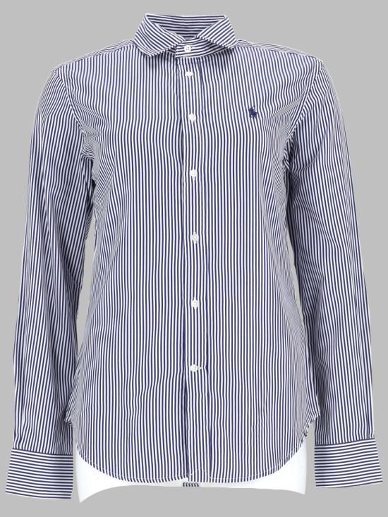 POLO RALPH LAUREN Women Shirts 211891379 0011322WHITE FALLROYAL BLUE