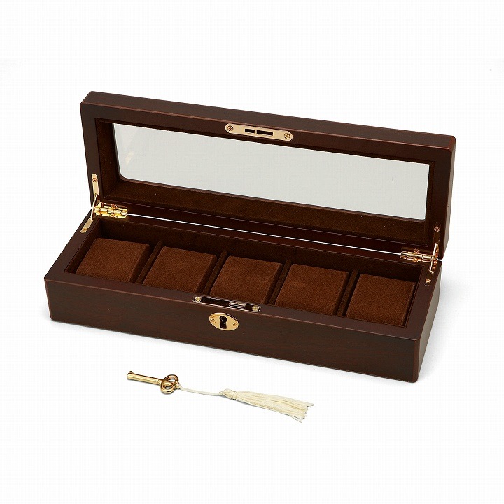 コレクション オシャレ 収納 ケース 木製品コレクション 木製 ウォッチケース 5本用