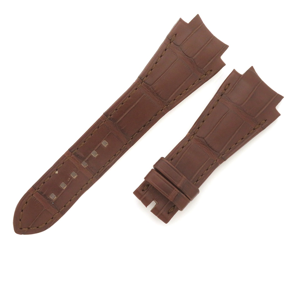 ハリーウィンストン Harry Winston 腕時計パーツ 純正 オーシャン用 クロコバンド クロコダイル ブラウン 未使用 替え クロコ バンド ベルト ストラップ 29ｍｍ ブラウン 茶 【中古