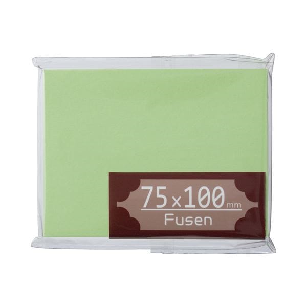（まとめ） TANOSEE ふせん 75x100mm うぐいす 1冊 [x30セット]