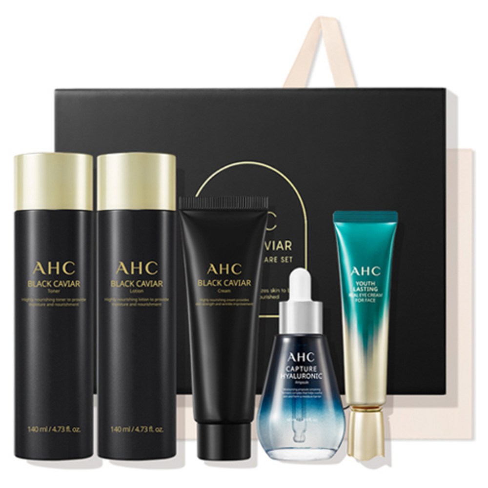 AHCブラックキャビアユースリチュアルケアセット+ショッピングバッグ 7,935円