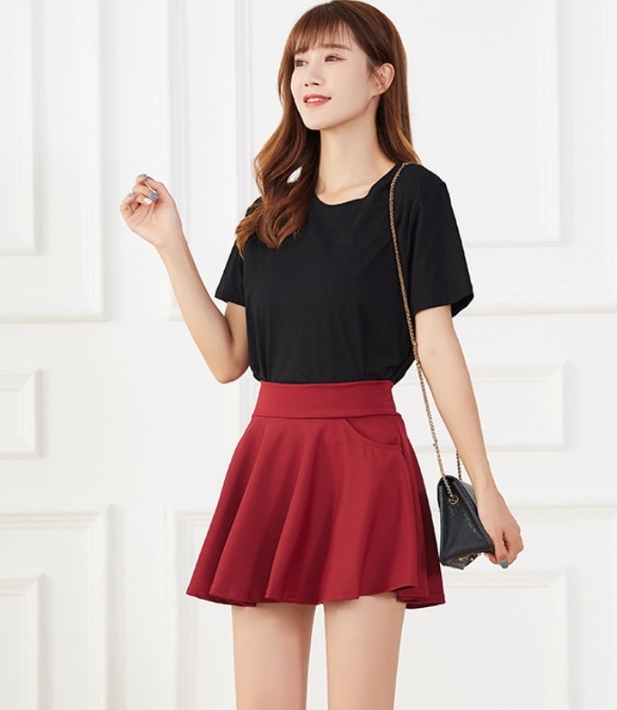 スカート デート モテアイテム インナー ミニスカート 可愛い きれいめ 上品 おしゃれ かっこいい 可愛い ラブリー キュート ガーリー クール モード系 セクシー エレガント 存在感