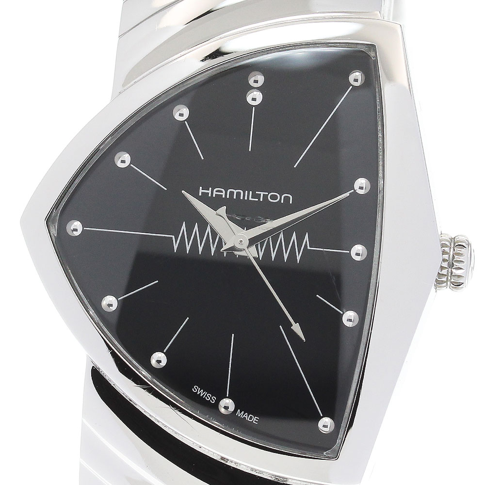 ハミルトン HAMILTON H244112 ベンチュラ クォーツ メンズ 箱・保証書付き_846691【中古】