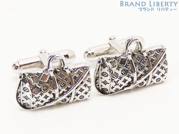 レア超美品ルイヴィトンブトンドゥマンシェットトラベルアイコンキーポルカフスカフスボタンシルバー925M66361