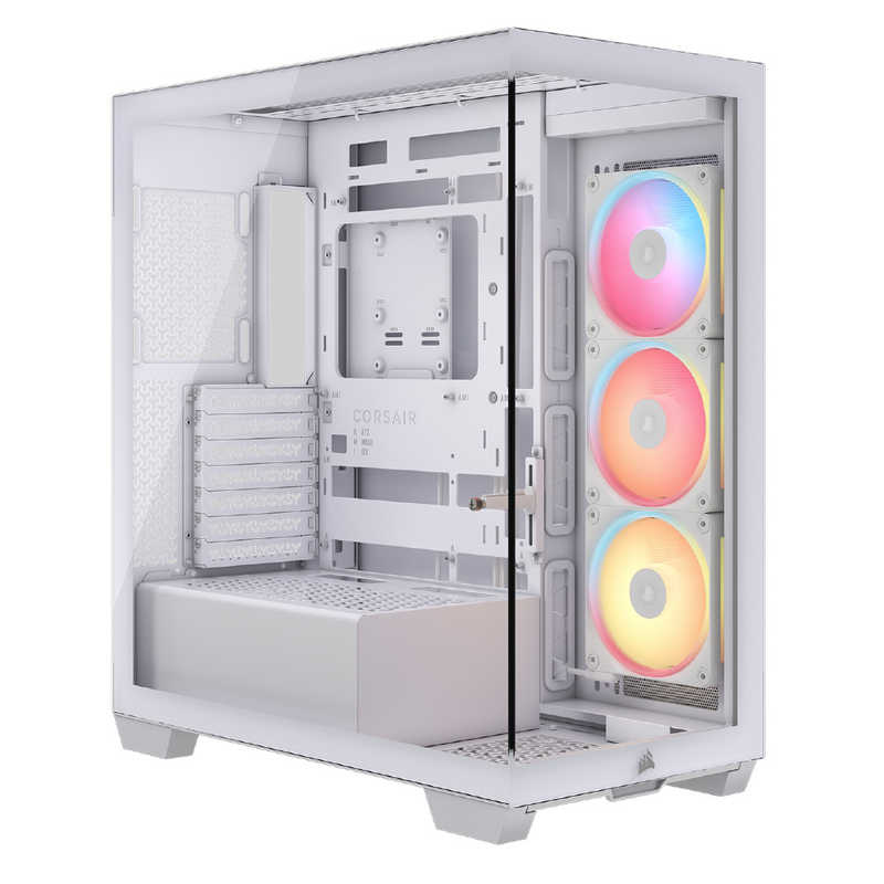 コルセア　CORSAIR　3500X LX-R RGB iCUE LINK Mid-Tower White　CC-9011325-WW