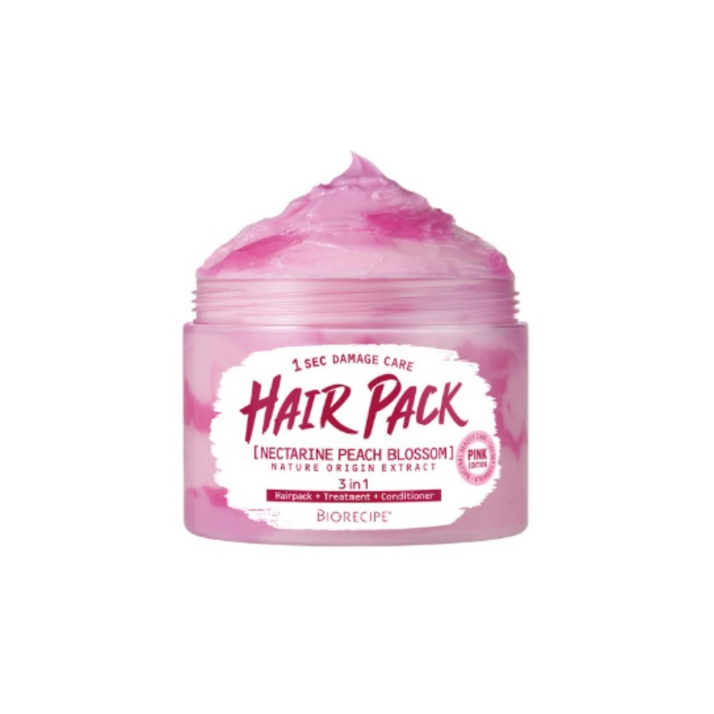バイオレシピ マーブル ヘアパック ピンクエディション BIORECIPE 300g 1本 公式 ダメージケア 保湿 ツヤ髪 ノンシリコン 韓国コスメ