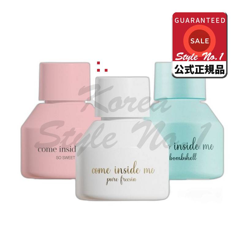 ビーガン認証コムインサイドミーオリーブヤングインナーパーフェム3種下着香水Yゾーン香水女性清潔剤エッセンシャルオイルパンティー香水7ml