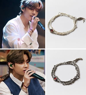 BTSテテ着用 ●HANNA543● B507S BRACELET シルバー 大人気 BTSテテ着用 ◇HANNA543◇ B507S BRACELET シルバー 韓国発 人気