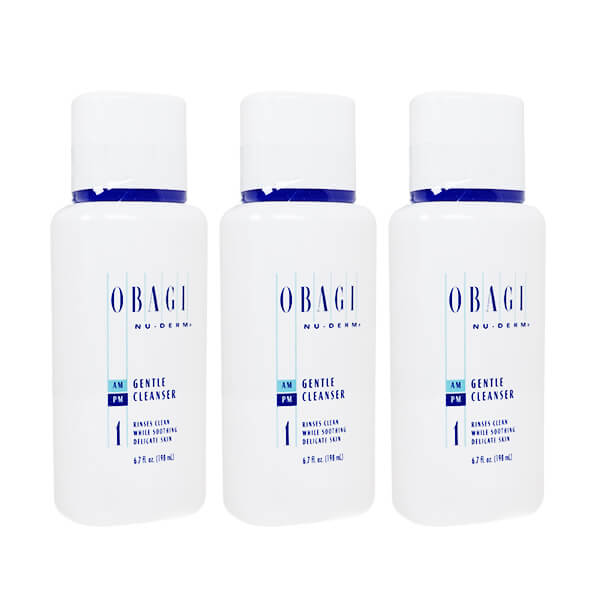 オバジ ジェントルクレンザー 198ml 3本 Obagi Nu-Derm Gentle Cleanser 洗顔料 海外発送 日時指定不可 ヤマト国際便発送