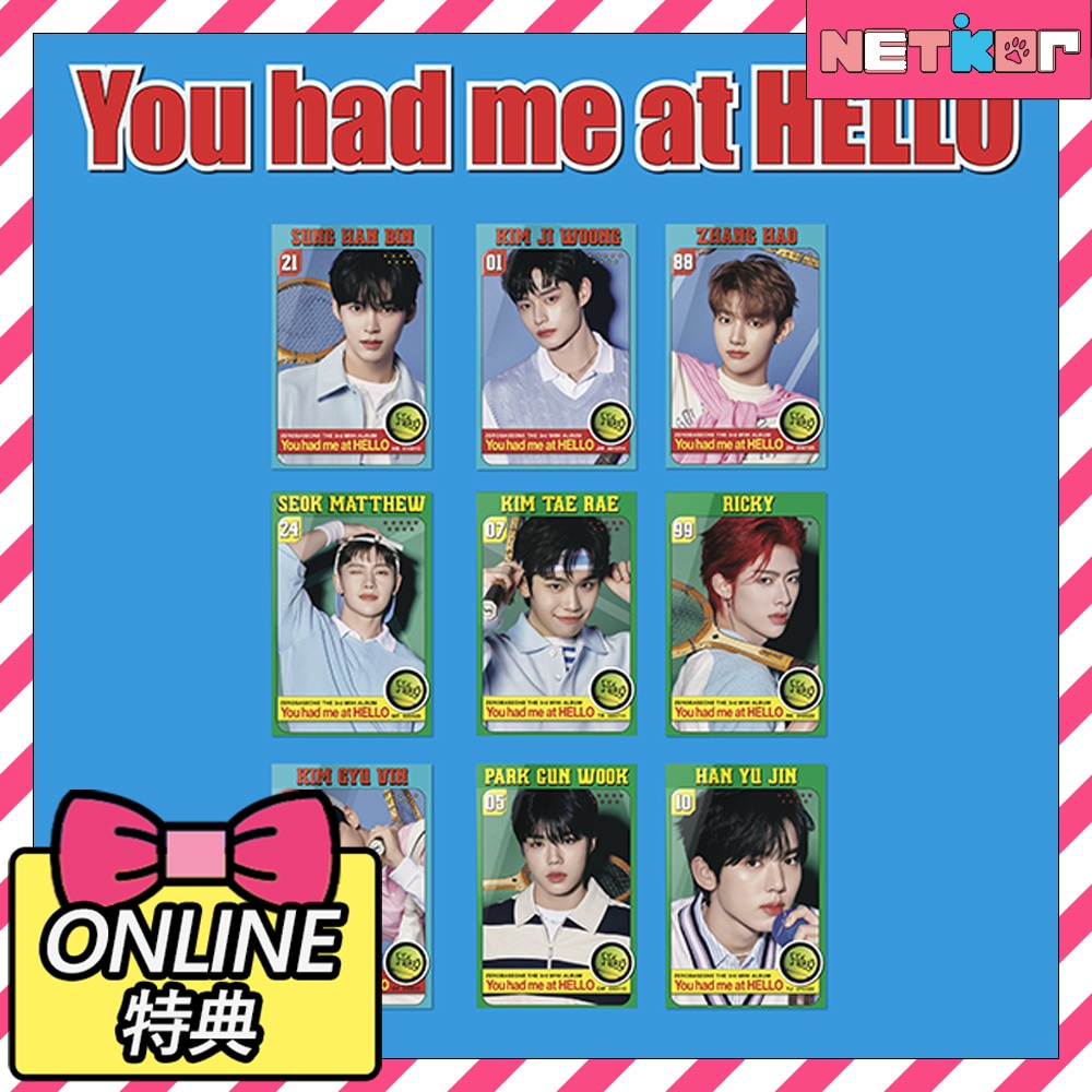 【ONLINE特典】 POCAALBUM (ZEROSE ver.) (ランダム5枚) ZEROBASEONE 3rd Mini Album You had me at HELLO 当店特典 ゼベワン