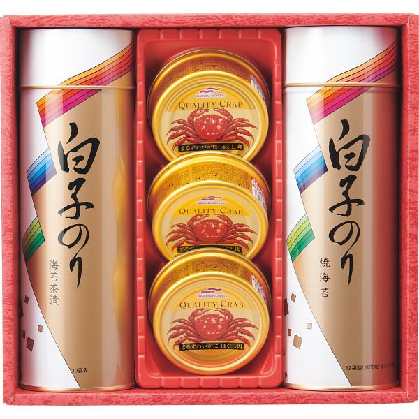 白子のり 海苔・カニ缶詰合せ SN-400