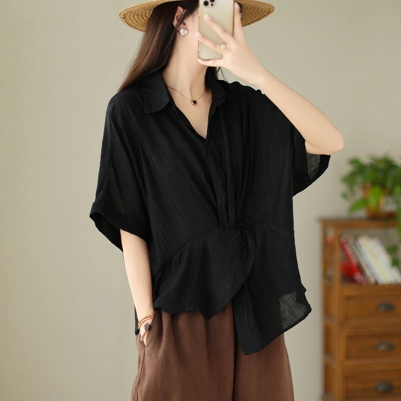 涼しい 日焼け止め ブラウス レディース 気質 通勤 シャツ 流行り リボン レース