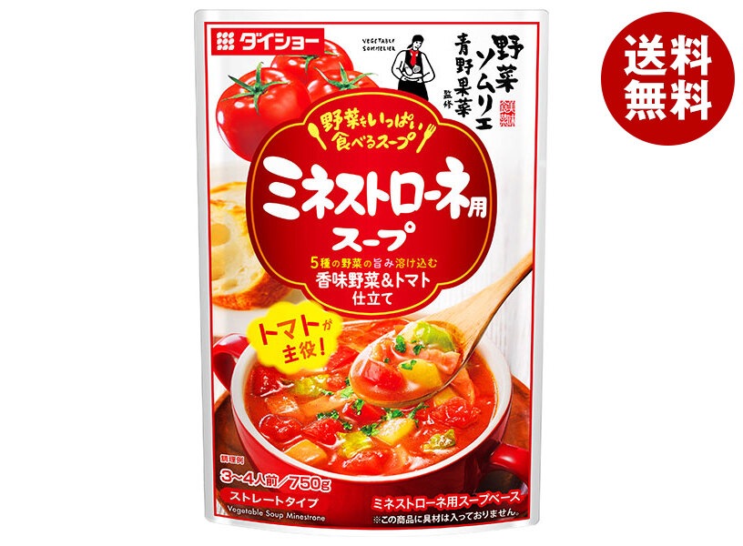 ダイショー 野菜をいっぱい食べるスープ ミネストローネ用スープ 750g＊10袋入＊(2ケース)