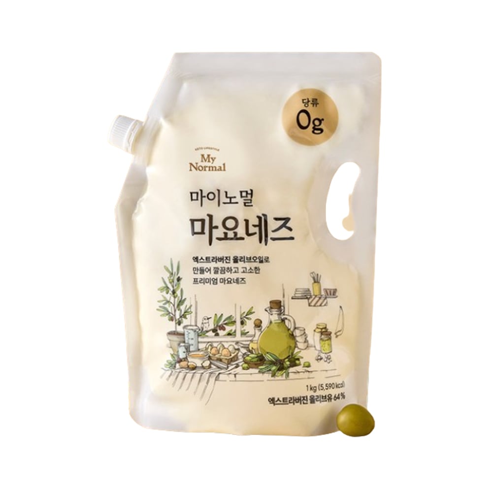 Extra Virgin Olive Oil Mayonnaise 1kg X 1個 大容量 / 低糖 / 低カロリー