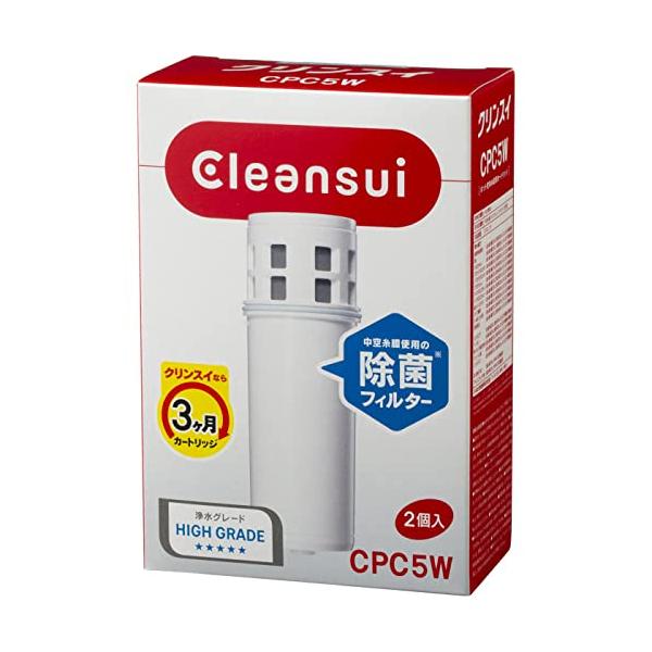 クリンスイ 浄水器 ポット型 交換カートリッジ 2個入り CPC5W-NW