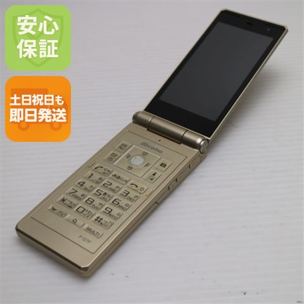 良品F-07F ゴールド ガラケー 52