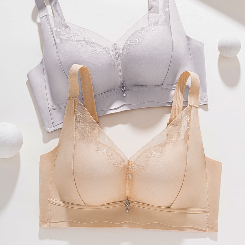 10個セット 2025秋冬ノンスチールリングブラ収着副乳中厚