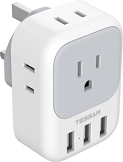 TESSAN 変換プラグ 海外旅行用 BFタイプ 変換器 電源変...のサムネイル