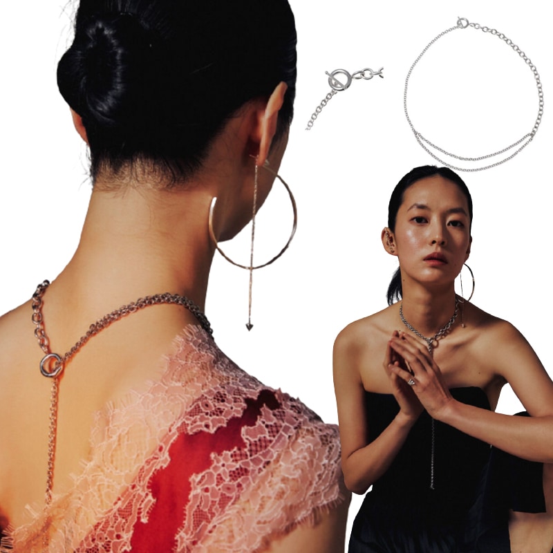 HYE 韓国 正規品 BTS jungkook 着用 Y CHAIN NECKLACE