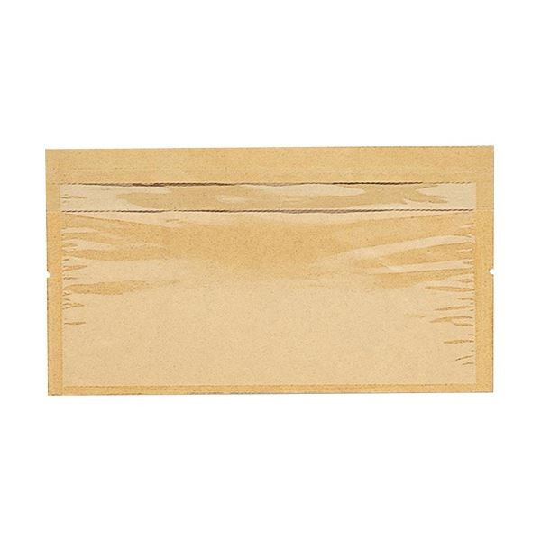 （まとめ）HEIKO 食品袋 窓付 ディッシュバッグ 無地 L 1パック（100枚）[x5]