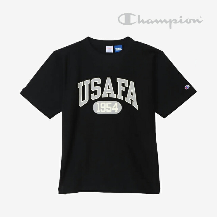 リバース ウィーブ ショートスリーブ Tシャツ USAFA/ブラック（C3D306）