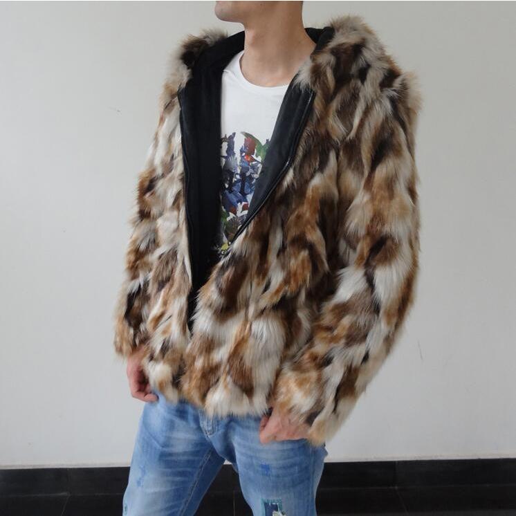 青春 ジャケット 上品 フェイクファー カジュアル 毛皮コート フード付き メンズ ファーコート 防寒 長袖 大きいサイズ メンズ 令和 暖かい 秋冬 冬服