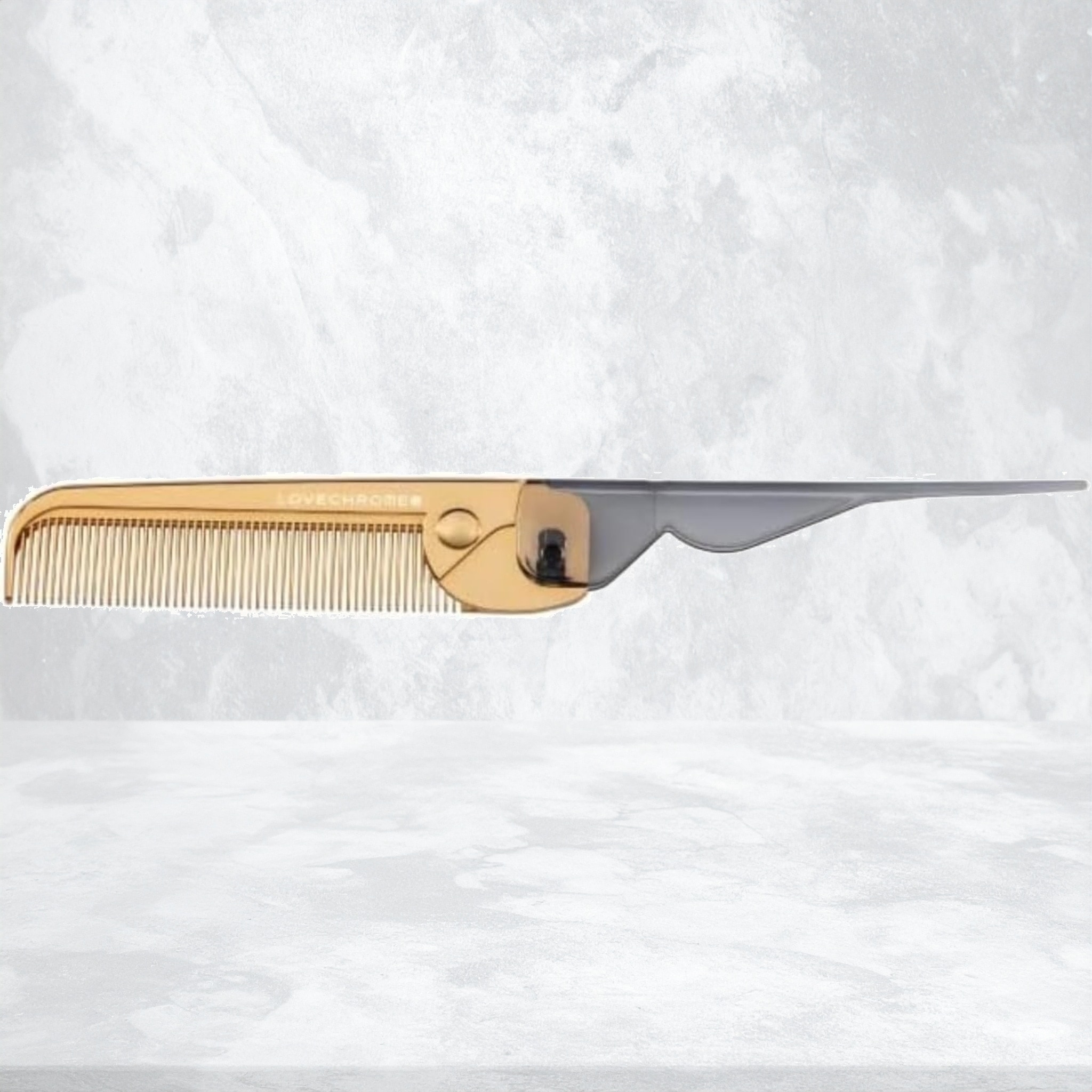LOVECHROME K24GPバングスコーム ゴールドLOVE CHROME K24GP BANGSCOMB GOLD 美髪 コーム くし 髪の毛 サラサラ ラブクロム ［ショップ］