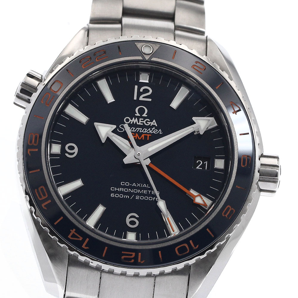 オメガ OMEGA 232.30.44.22.03.001 シーマスター プラネットオーシャン グッドプラネット GMT デイト 自動巻き メンズ 良品 _891471【中古】 269,190円