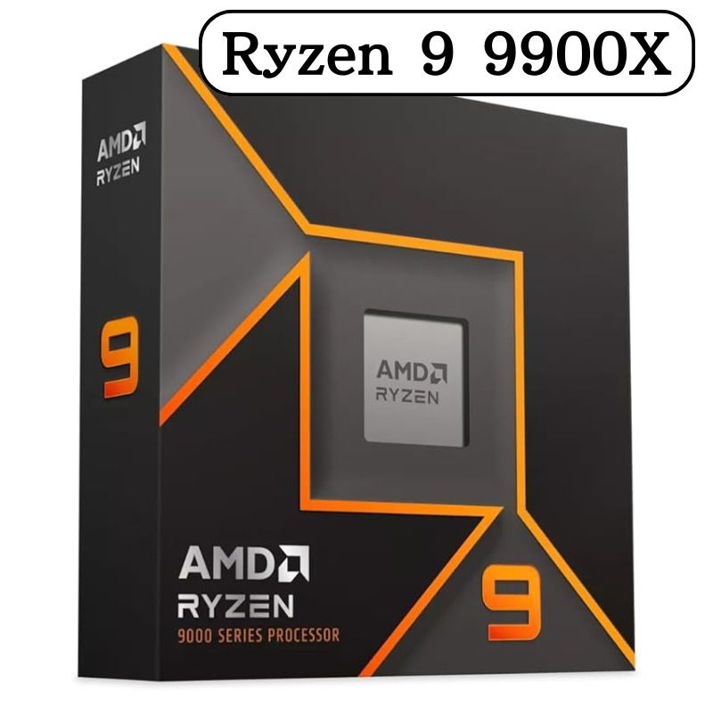 AMD Ryzen 9 9900X AM5 / 12コア24スレッド / 4.4GHz CPU 輸入品
