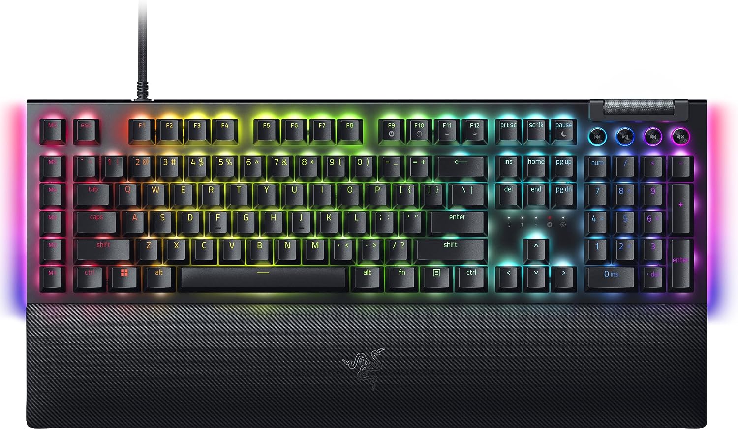 BlackWidow V4 Green Switch RZ03-04690100-R3M1 有線 ゲーミングキーボード