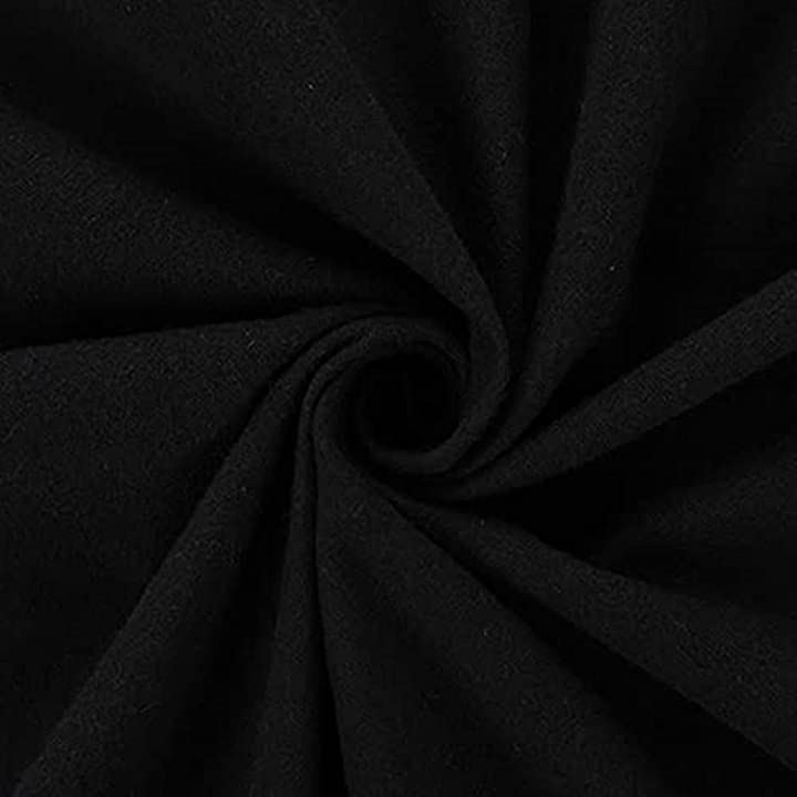 ネル生地 黒 綿100％ 片面起毛 幅約150cm フランネル(3ｍ)