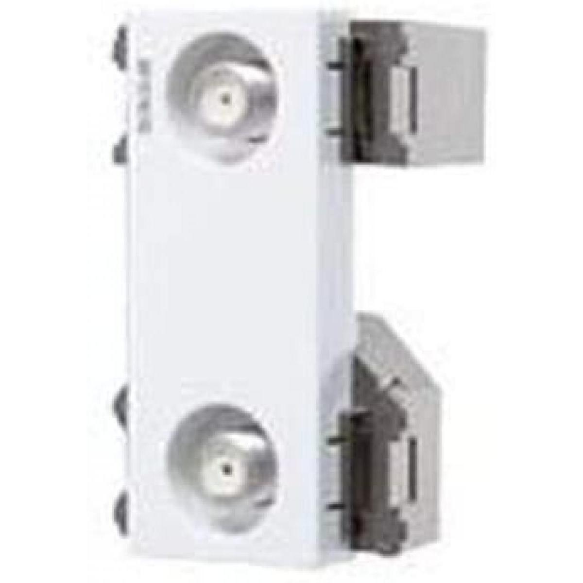 パナソニック(Panasonic) 埋込高シールドテレビコンセント2端子 端末用(電流通過形)(10～3224MHz)(ホワイト)WCS4822W