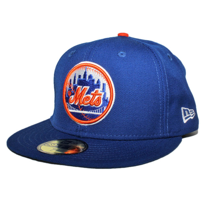 ベースボールキャップ 帽子 59fifty メンズ レディース MLB ニューヨーク メッツ