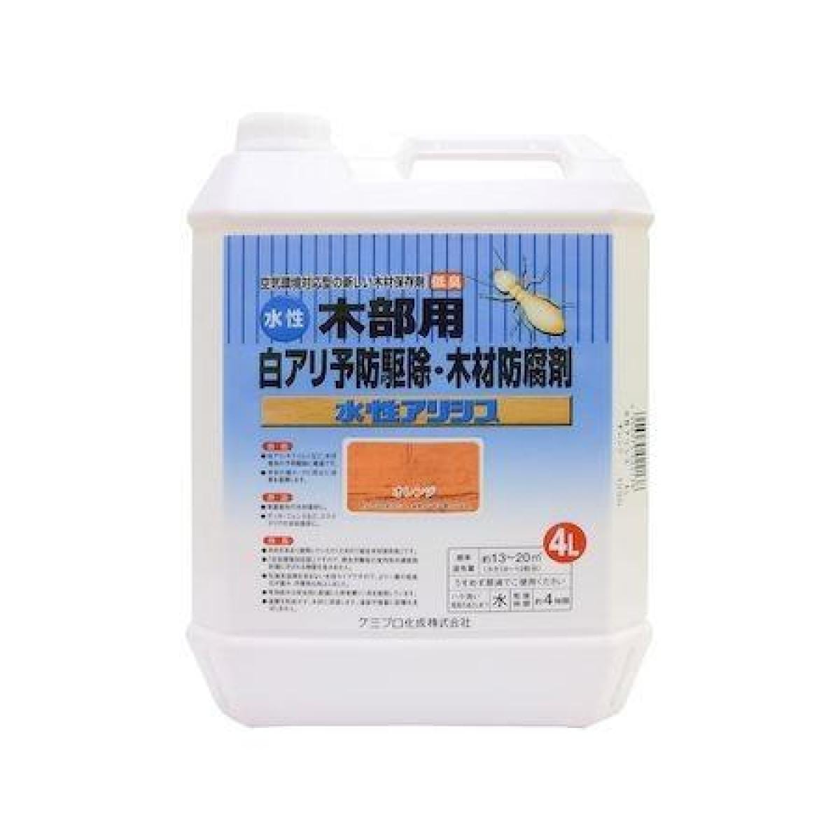 ケミプロ化成 水性 アリシス オレンジ 4L 水性木部用白アリ予防駆除・木材防腐剤