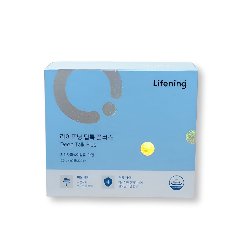 ライフニング ディープトークプラス 5.5gX60スティック 食物繊維 サイリウム 免疫アップ 便秘 下痢