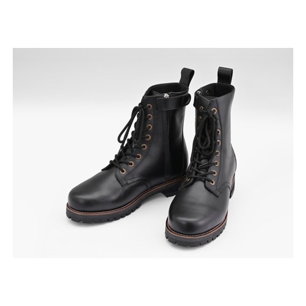 ミドルブーツ 26.0cm メンズフルグレインレザーHBS-007 ブラック D26326