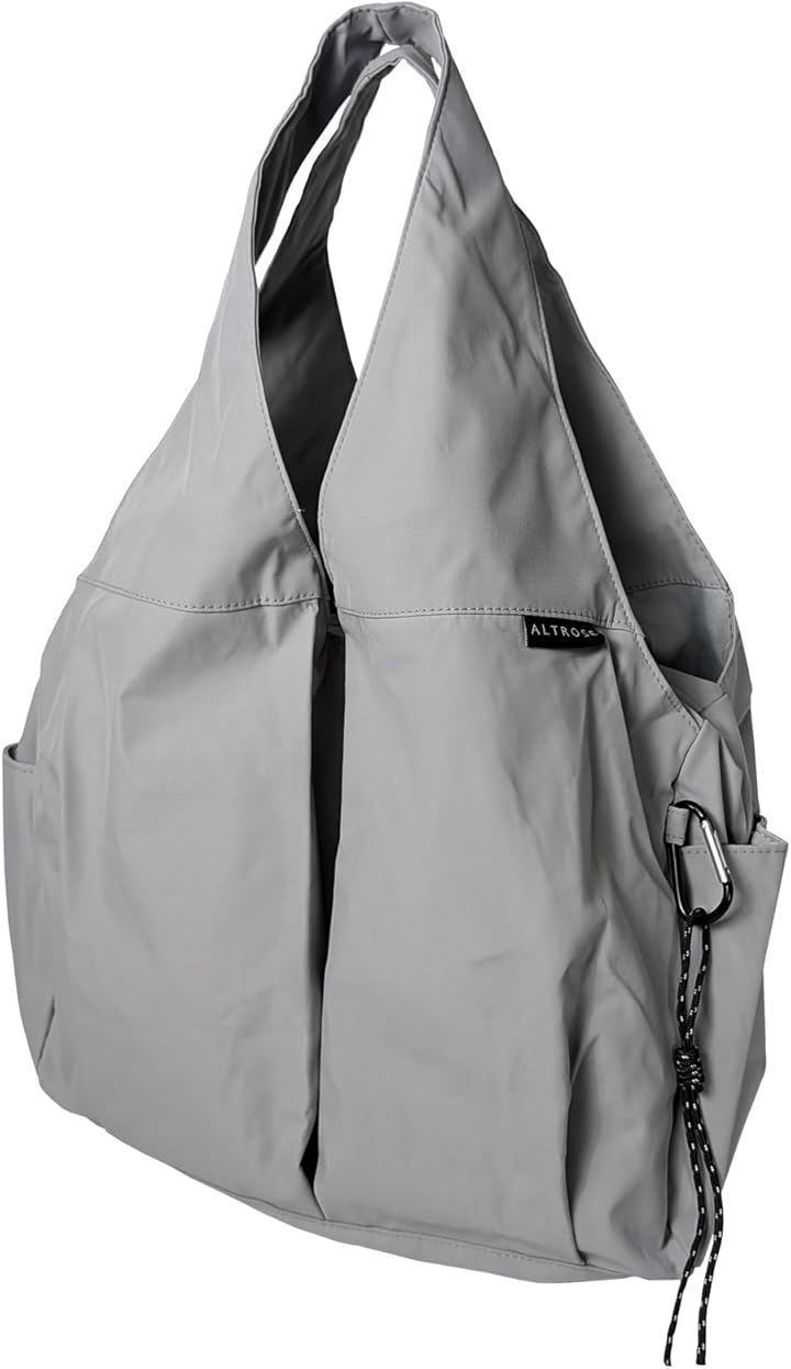 トートバッグ レディース 大容量 a4 軽量 通勤 40代 30代 50代 おしゃれ 大きめ ファスナー ナイロン チャック付き ポケット多い 肩掛け 可愛い R62(ライトグレー)