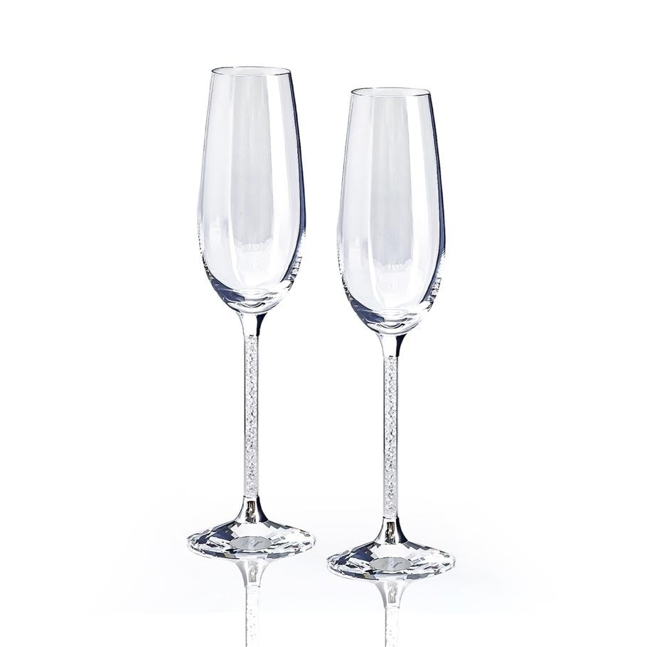 シャンパングラス ペア クリスタルライン トースティンググラス フルートグラス 255678