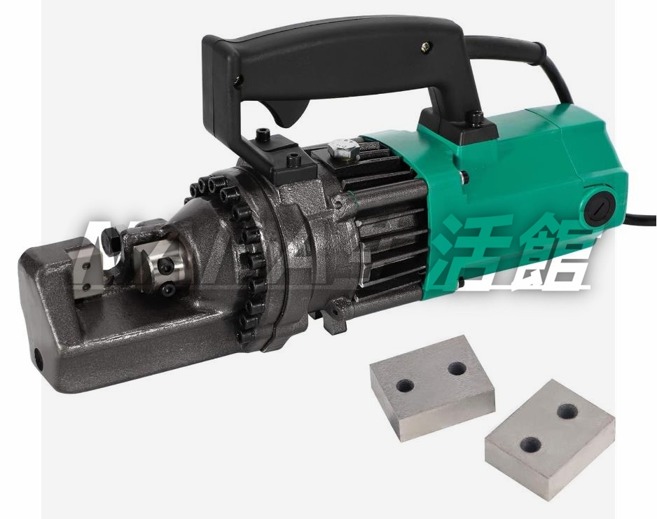 電動鉄筋カッター 鉄筋切断機 強力 4~16mm 2.5~3.0秒の切断速度 鉄筋 中炭素 低炭素鋼 丸鋼 日本語説明書 一対替え刃付き (4~16mm)