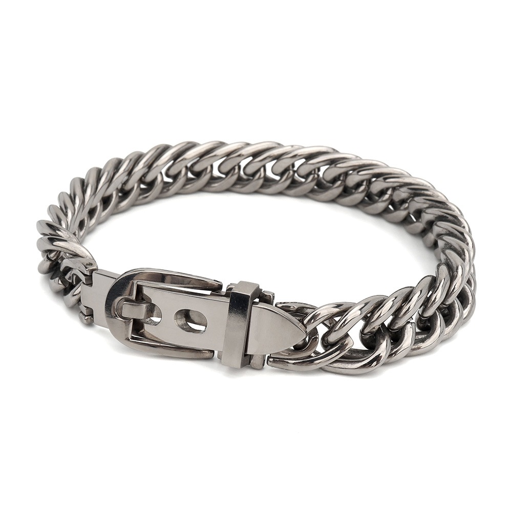 純チタン 喜平 ゲルマニウム ブレスレット [b654]