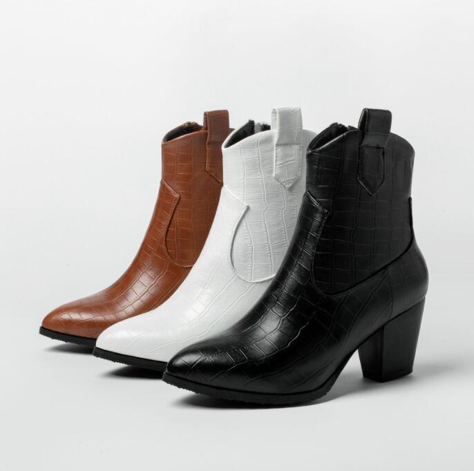 ショートブーツ レディース サイドゴア ショートブーツ 太ヒール 7cmヒール 歩きやすい 痛くない レザー 合成皮革 黒 ブラック 冬 防寒